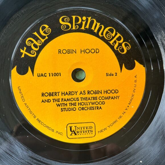 Robin Hood Tale Spinners For Children Vintage 1960's Vinyl LP Robert Hardy - Picture 3 of 7